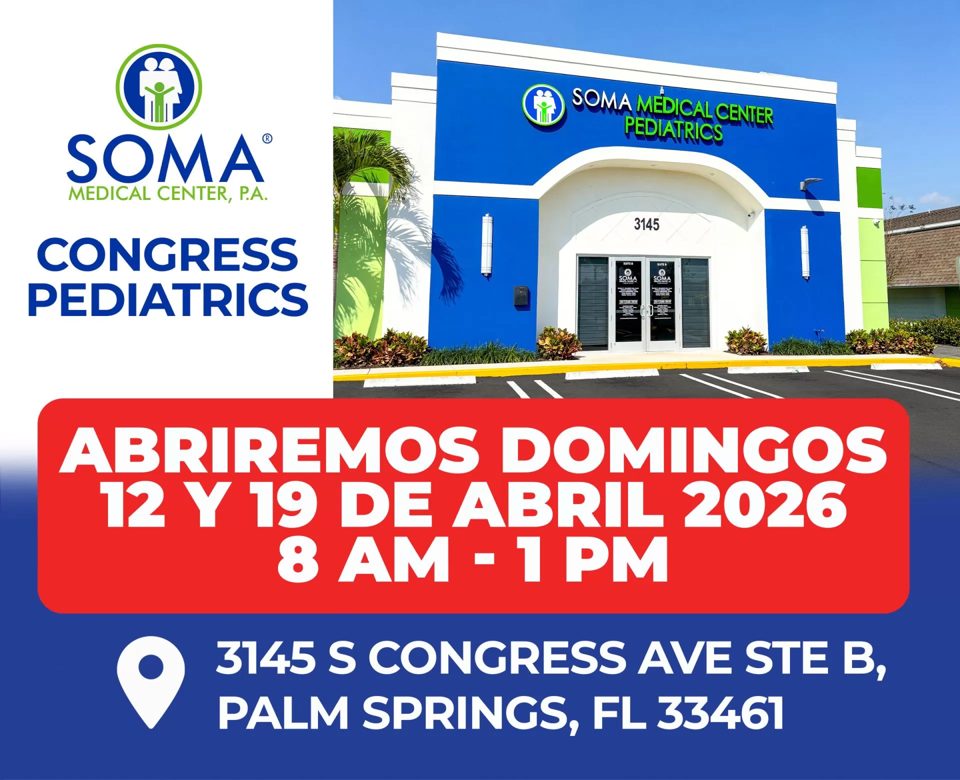 AHORA ABRIMOS 7 DIAS A LA SEMANA